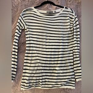 Vince lightweight striped knit.